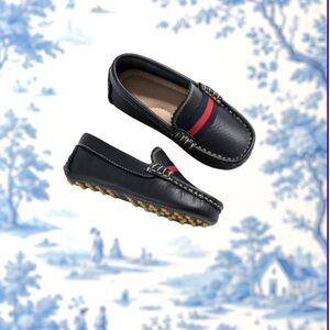 NEW! Elephantito baby boys Navy Blue Club Loafer size 8